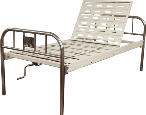 Zanecore hindi kinakalawang na asero malaking head board isang crank manual bed zq-dy-02